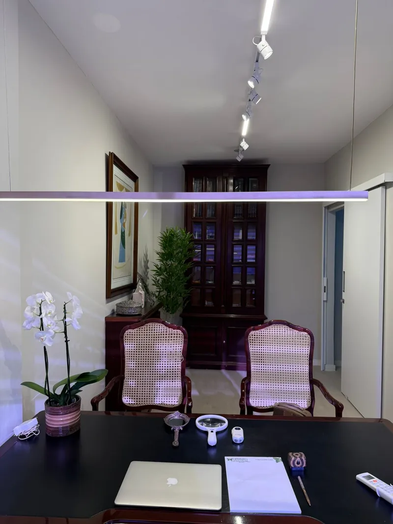 Sala de atendimento da clínica em Santos SP