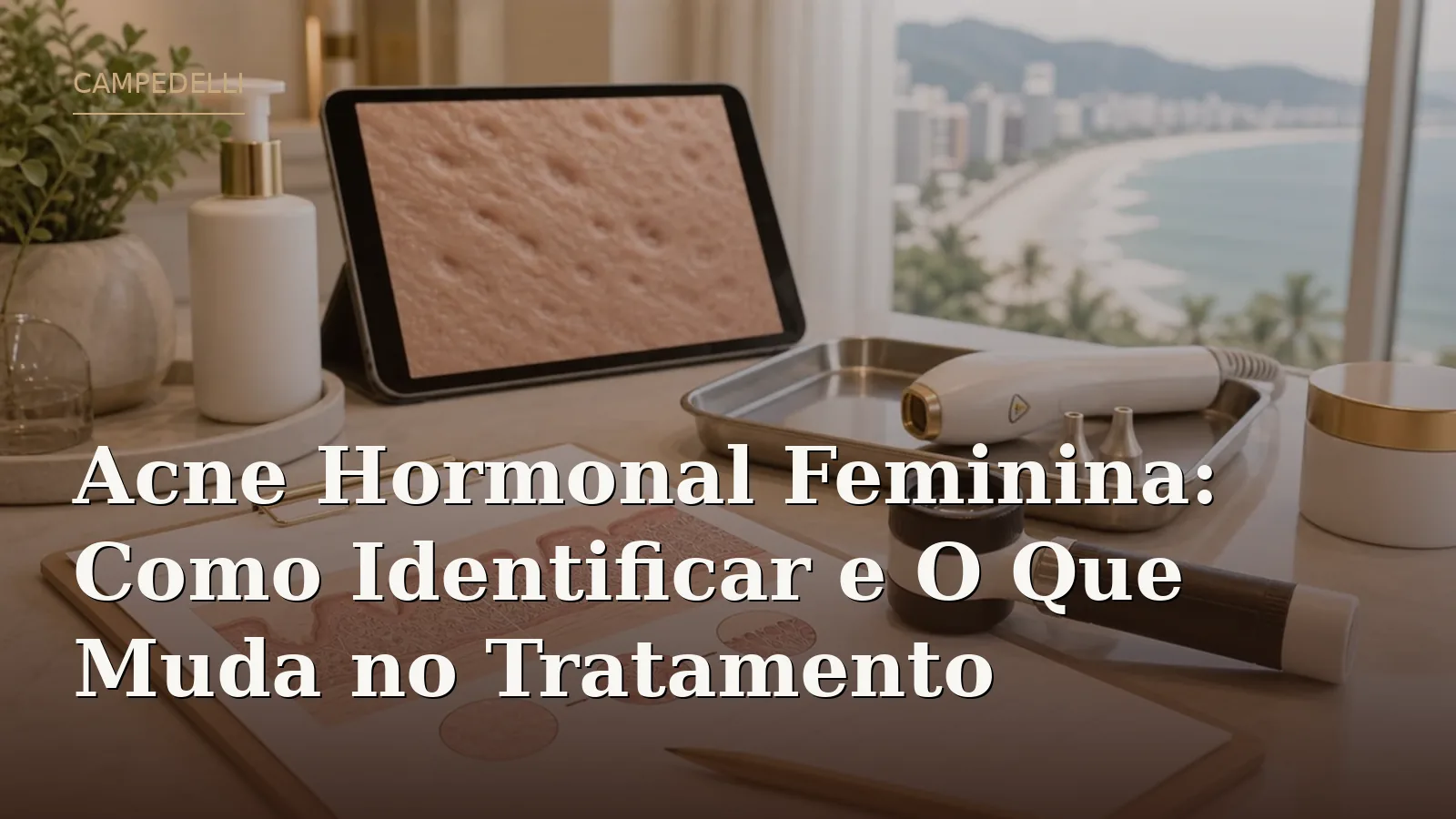 Acne hormonal feminina: como identificar