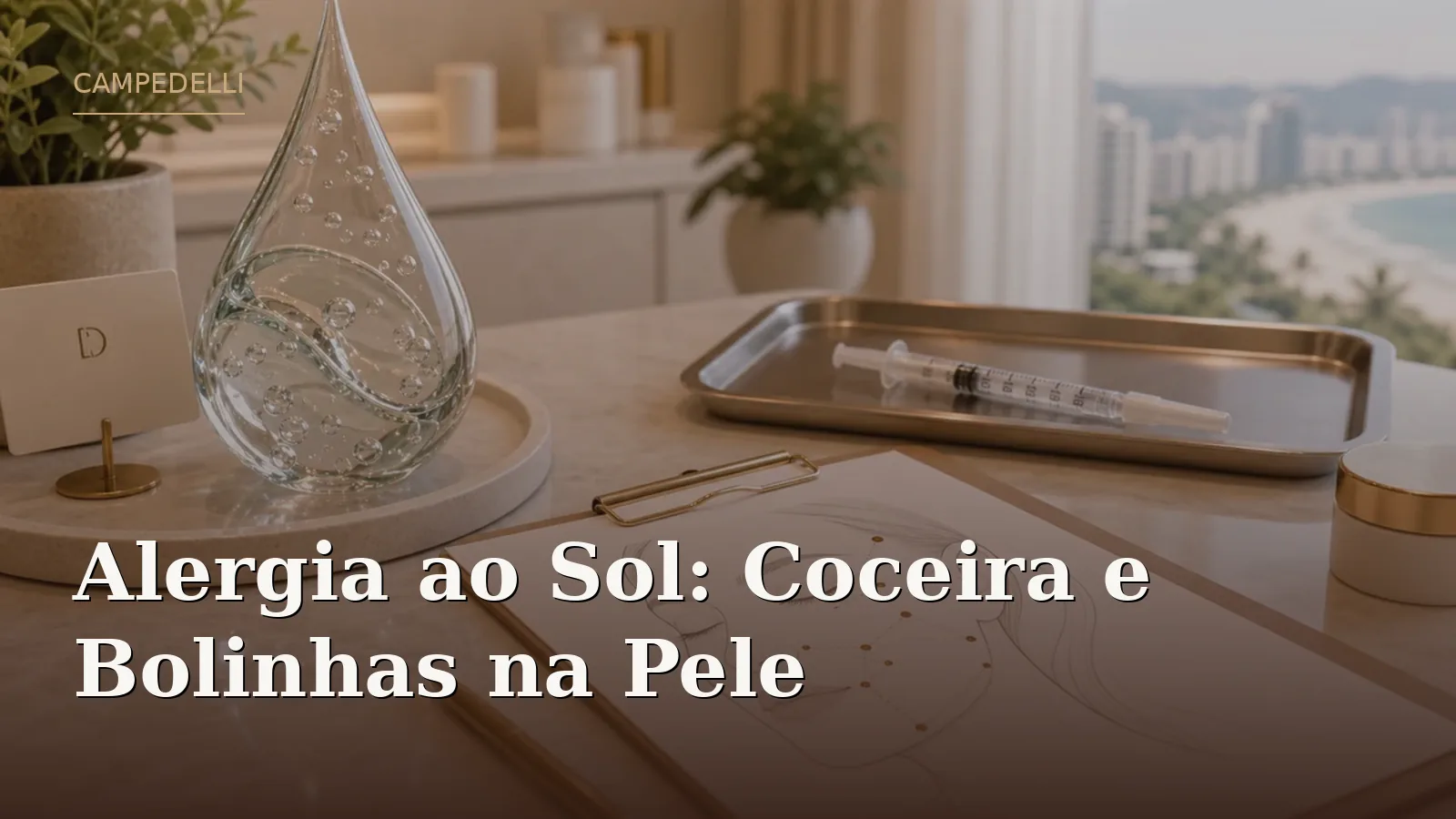 Alergia ao Sol: Coceira e Bolinhas na Pele