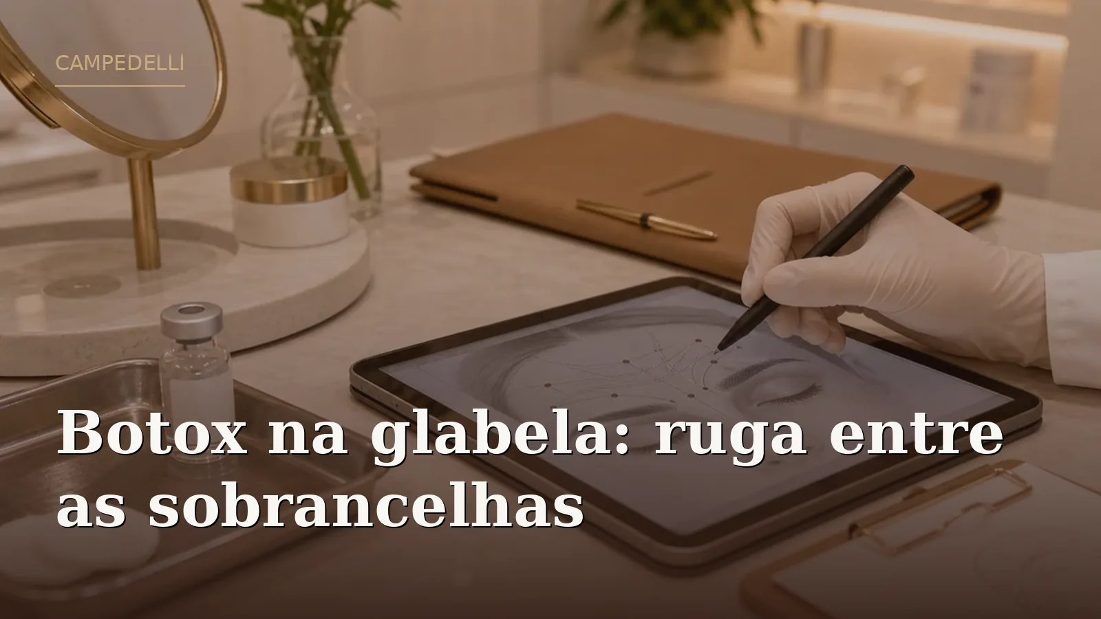 Botox na glabela: ruga entre as sobrancelhas