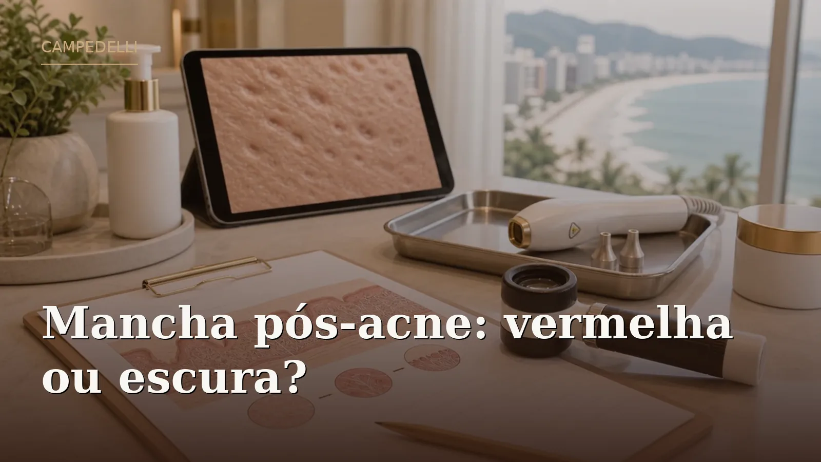 Mancha pós-acne: vermelha ou escura?