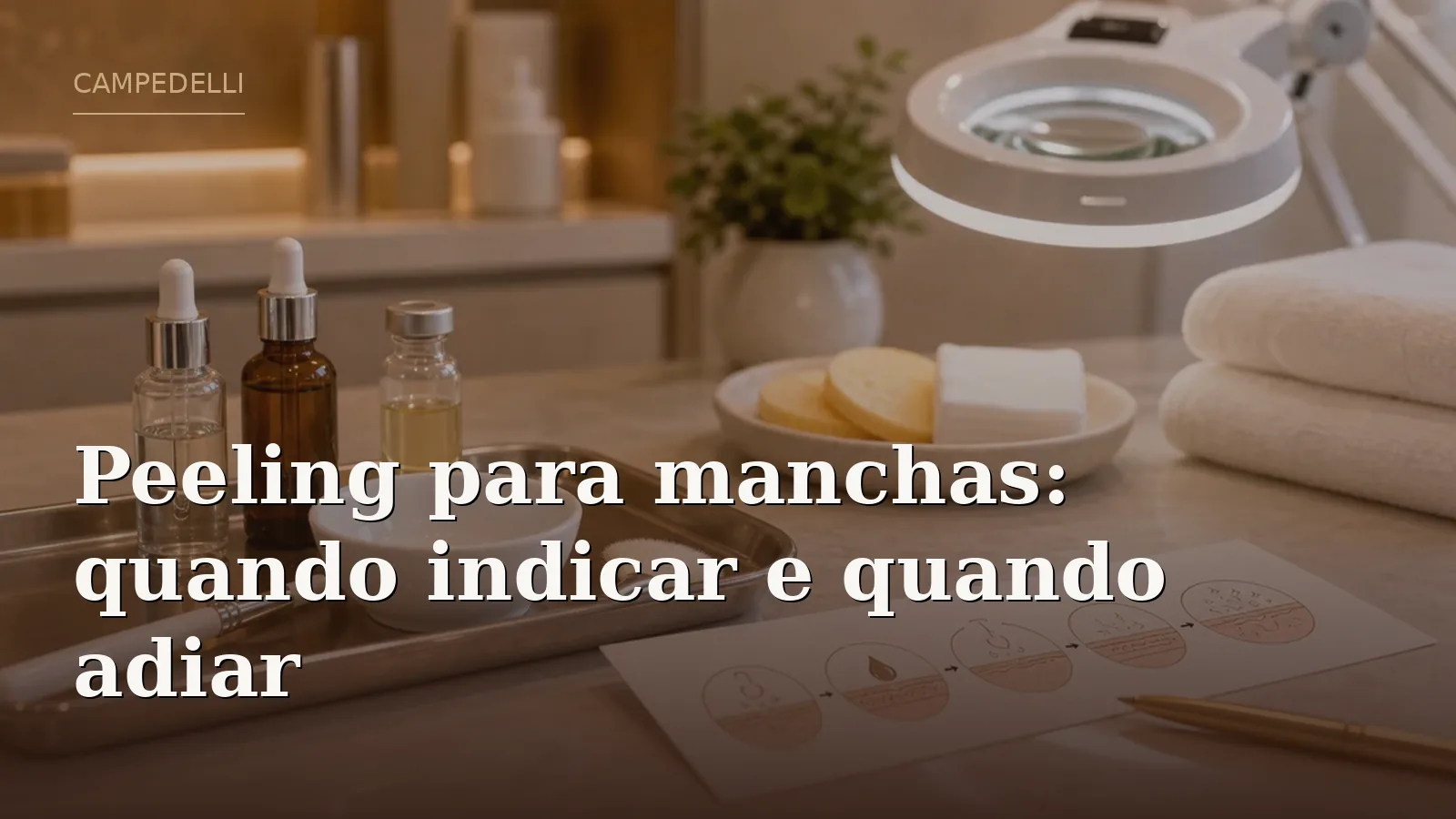 Peeling para manchas: quando indicar e quando adiar