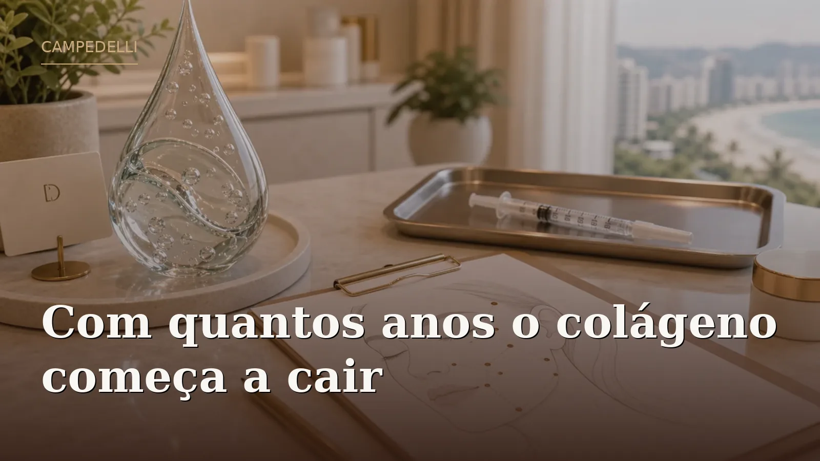 Com quantos anos o colágeno começa a cair