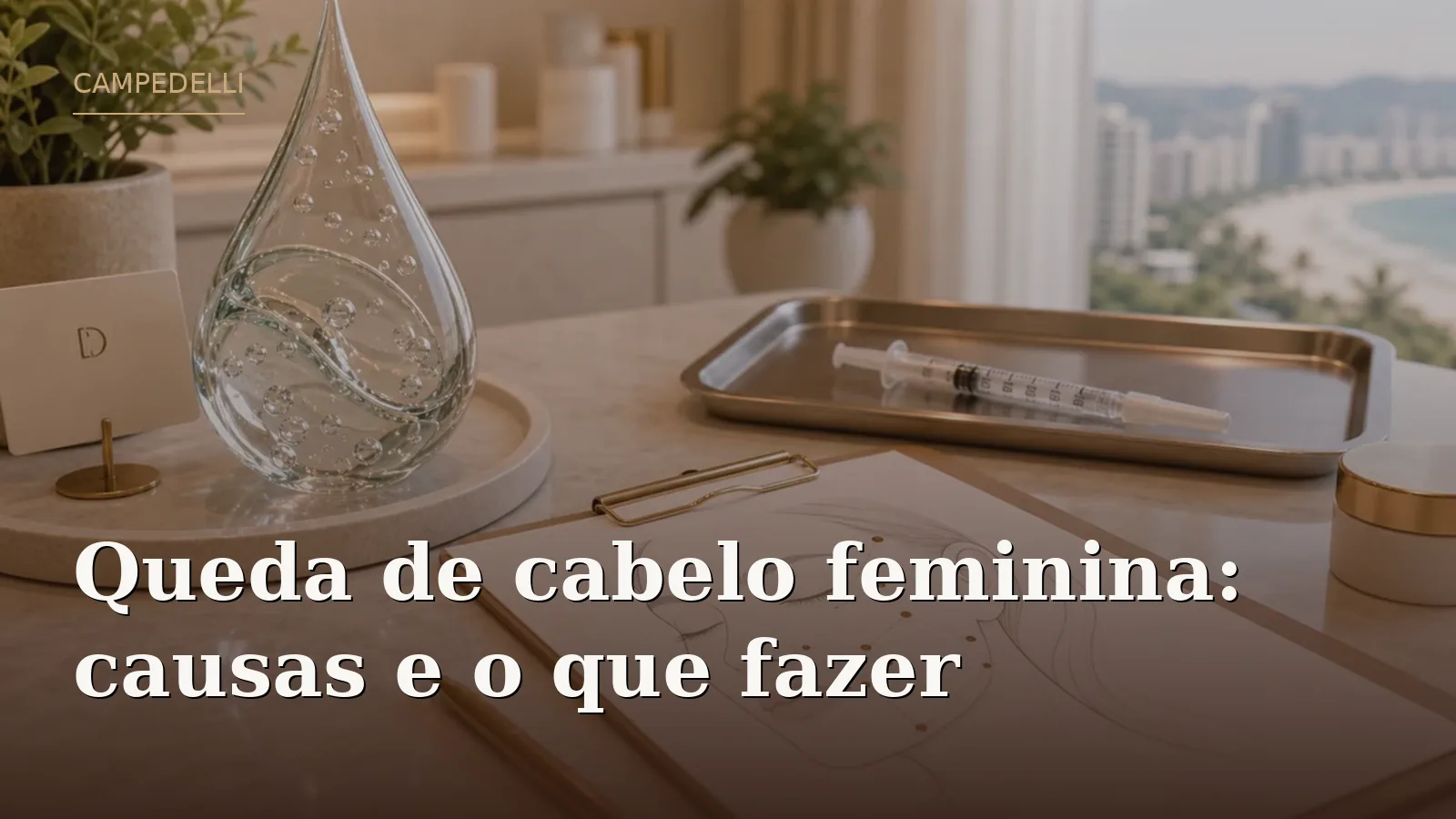 Queda de cabelo feminina: causas e o que fazer