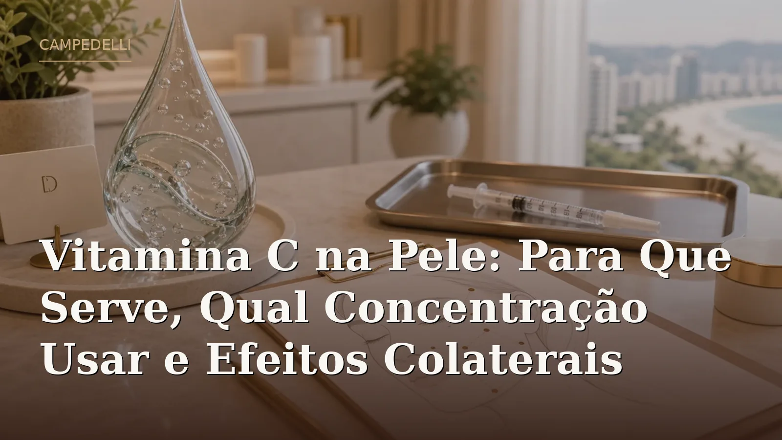 Vitamina C na Pele: concentração, uso diário e efeitos